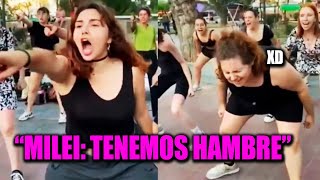 EL BAILE FEMINISTA ANTI MILEI FUÉ CINE  DE COMEDIA [upl. by Guglielmo]