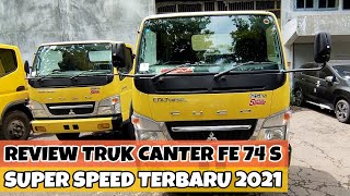 Review Truk Canter Colt Diesel Super Speed Tipe FE 74 S Terbaru 2021  Spesifikasi Lengkap [upl. by Gnilrad]