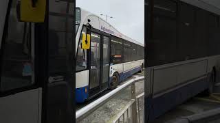 Optare Versa Adventure Travel YJ15 AON Entering Bridgend On The 303 uk transport bus wales [upl. by Eliak625]