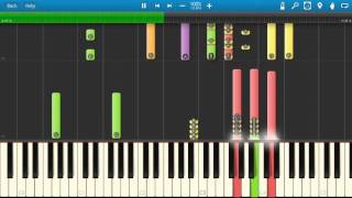 ABBA  Lay All Your Love On Me  Piano Tutorial  How To Play  Synthesia [upl. by Bonis788]