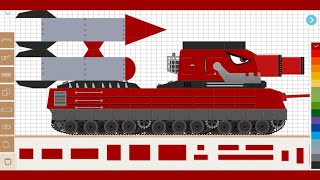 Labo TankMilitary  Red RATTE44 Hybrid Missile Launcher [upl. by Nikita]