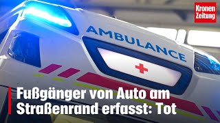 Fußgänger von Auto am Straßenrand erfasst Tot [upl. by Aryam]