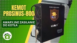 Awaryjne zasilanie do kotła KEMOT PROsinus800 [upl. by Anaeco]