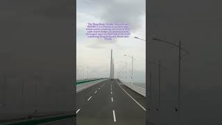 The Hong Kong–Zhuhai–Macau Bridge HZMB is a 55kilometre 34 mi bridge–tunnel 🇭🇰🇲🇴 [upl. by Anytsirk]