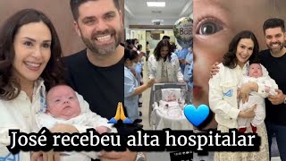 Nadja Haddad Comemora Alta Hospitalar do filho José [upl. by Torhert]