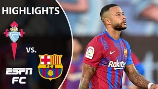 Barcelona wastes 3goal lead in draw at Celta Vigo  LaLiga Highlights  ESPN FC [upl. by Aleel]