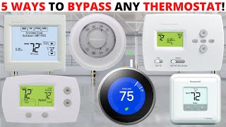 HVAC 5 Ways To BypassJump Out Any Thermostat How To Bypass A Thermostat Jump Out Thermostat [upl. by Adnohsed]