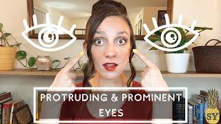 MAKEUP FOR PROTRUDING EYES  How to balance your eye shape if you have prominent eyes [upl. by Nirro]