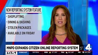 MNPD expands citizen online reporting system [upl. by Akitan187]