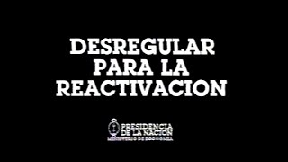 Desregular la economía es abrir las puertas para la reactivación  Gobierno de Menem Cavallo  1991 [upl. by Dugan]