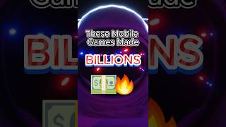 Highest Grossing Mobile Games Ever 💵🔥shorts [upl. by Ahsilak]