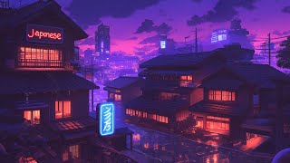 Nostalgic Lofi Hip Hop Beats 💾 1980s amp 90s Vibes amp Old Japanese Town Ambience 🌃 Lofi Rain Playlist [upl. by Alahc]