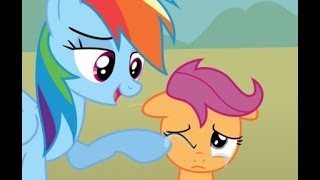 MLP Comic Dub  When a Pegasus Blooms uplifting  family  Rainbow Dash amp Scootaloo [upl. by Tnomel]