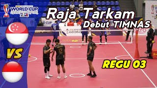 DEBUT RAJA TARKAM 🇮🇩 INDONESIA Vs SINGAPORE 🇸🇬 Istaf World Cup Kuala Lumpur 2024 [upl. by Diehl]