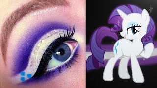 My Little Ponys Rarity makeup tutorial [upl. by Nahsab]