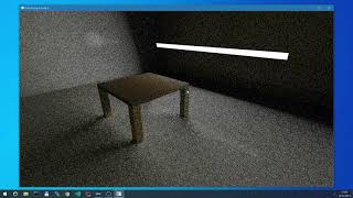 LWJGL 3 OpenGL  Path Tracing with Blue Noise and rectangular light [upl. by Ainav]