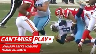 Derrick Johnson Buries Marcus Mariota w DriveEnding Sack  CantMiss Play  NFL Wild Card HLs [upl. by Inamik]