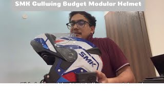 SMK Gullwing Tourer Helmet Review Budget Modular Helmet  Ladakh Ride Preparation Started [upl. by Fields]