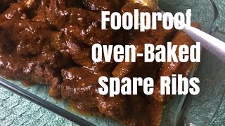 Foolproof OvenBaked BBQ Spare Ribs [upl. by Witherspoon]