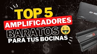 TOP 5 Amplificadores accesibles para bocinas 🤑🔊⚡️ [upl. by Aseek]