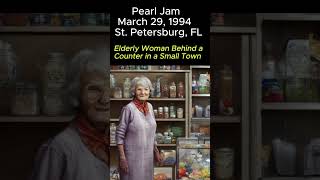 Pearl Jam Elderly Woman Behind a Counter in Small Town 32994 pearljam rocknroll music concert [upl. by Aiden]