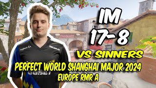 NAVI iM 178 vs SINNERS Inferno  Perfect World Shanghai Major 2024 Europe RMR A  CS2 POV [upl. by Mourant839]