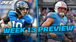 Colts vs Titans Week 13 Game Preview  PFF [upl. by Irfan633]