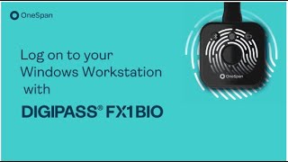 How to logon to Windows with DIGIPASS FX1 BIO via USB and Bluetooth [upl. by Aynatahs]