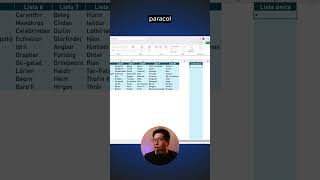 Use PARACOL para empilhar listas no Excel excel excelbr planilhas tutorial excelnapratica [upl. by Demetri984]