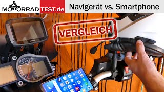 Navigieren auf dem Motorrad  Navi oder Smartphone Mit oder ohne IntercomHeadset [upl. by Eric]