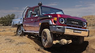 2024 Toyota LandCruiser 70 Series GXL Double Cab Chassis  OFFROAD Test Drive [upl. by Ydualc]