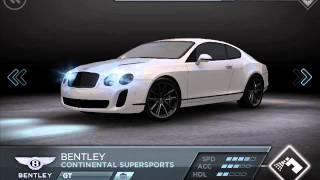 NFS Most Wanted iOS Android ALL CARS [upl. by Cherin]