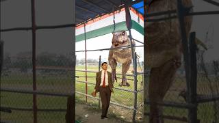 T rex dinosaur chase on jurickpark vfx dinosaur dinosaurs [upl. by Kiersten]