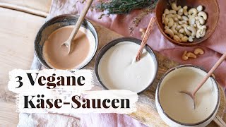 Vegane KäseSauce  Basics amp 3 Rezepte  Super einfach  heylilahey [upl. by Evilo]