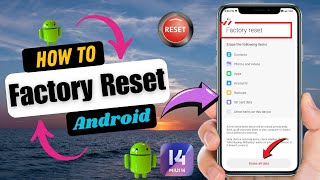 How To Factory Reset Any Android Phone  How To Reset Any Phone [upl. by Otxis]