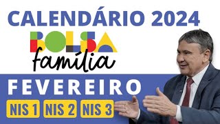 SAIU CALENDÁRIO PAGAMENTO BOLSA FAMÍLIA FEVEREIRO 2024 VEJA CALENDÁRIO COMPLETO BOLSA FAMÍLIA 2024 [upl. by Alsworth]