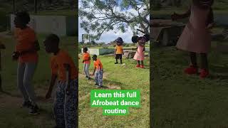 Learn Afrobeat dance moves for the kids with binoandfino  africa [upl. by Yelwah]