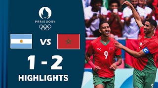 Argentina vs Morocco 12 Highlights amp Goals  Mens Olympic Football Tournament Paris 2024 [upl. by Storer588]