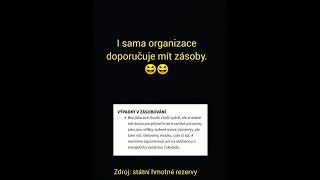 Proč nemá člověk zásoby na týden jidlo statnirezervy zasoby [upl. by Qidas536]