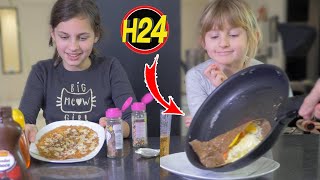 MANGER PENDANT 24 HEURES DES CREPES CHALLENGE [upl. by Rene]