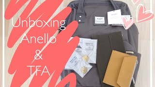 Unboxing Anello amp Travelers Factory [upl. by Leund]