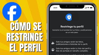 Cómo Se Restringe El Perfil De Facebook Paso A Paso [upl. by Laure]