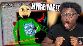 HOW BALDI BASICS GOT HIS TEACHING JOB  SFM Baldis Basic The Interview Reaction [upl. by Nayrda404]