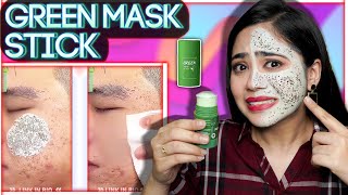 Viral Green Mask Stick🙀 Does this Green mask stick Works 🤮Ronak Qureshi [upl. by Frost]