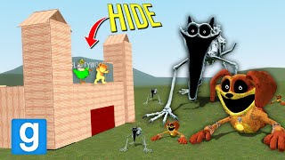 Can NIGHTMARE CATNAP amp DOGDAY break into my FORT Garrys Mod Sandbox [upl. by Tarrance219]