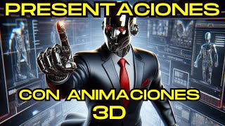 Como crear Presentaciones con Animaciones 3D  Renderforest [upl. by Lyrahc353]