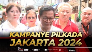 Cagub Pramono Anung Blusukan di Kawasan Pancoran Glodok Jakarta Barat [upl. by Anitnelav934]