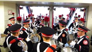 Ohio State Marching Band Enters Skull Session at St John Arena 9 13 2014 [upl. by Esinyt]