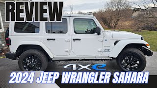 Jeep Wrangler 2024 4xe Sahara Review  Changes For 2024 [upl. by Macnamara]