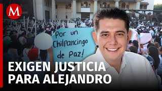 Marcha por la paz exigen justicia por Alejandro Arcos exalcalde asesinado [upl. by Pomfret]